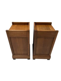 Two Art Deco Modernist Nightstands or Bedside Tables, 1920s